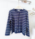 Stripes Button Down Cardigan